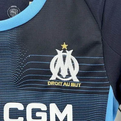 2025/2026 Olympique de Marseille Away Kit Kids Size - Image 4