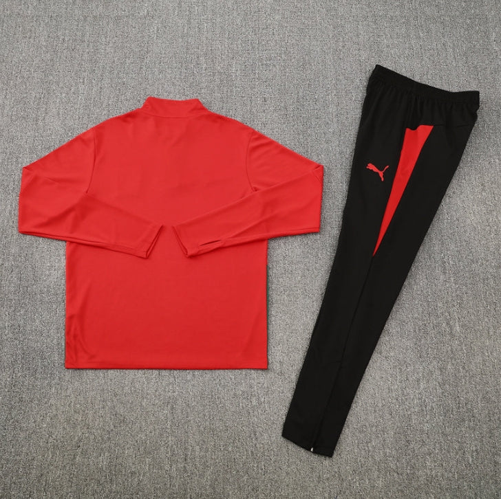 2025/2026 Portugal Red and Black Tracksuit - Image 2