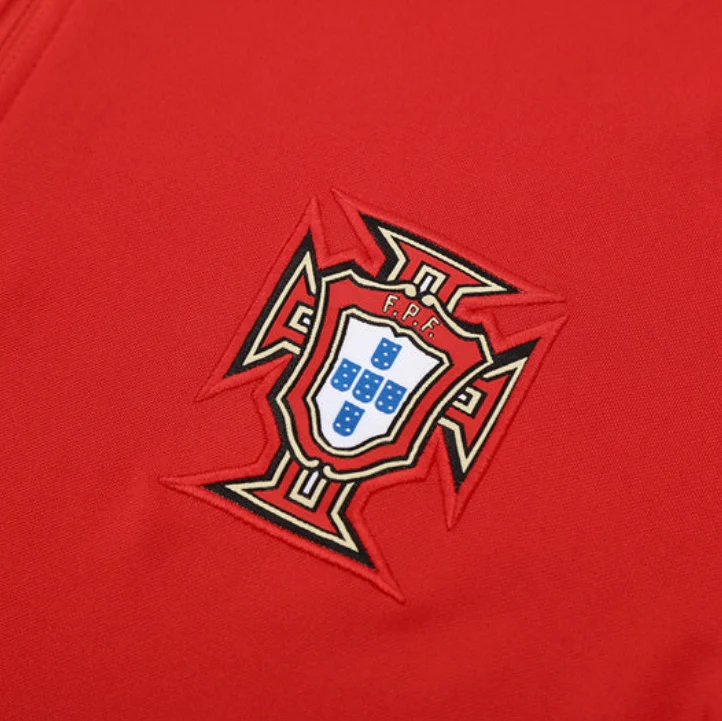 2025/2026 Portugal Red and Black Tracksuit - Image 4