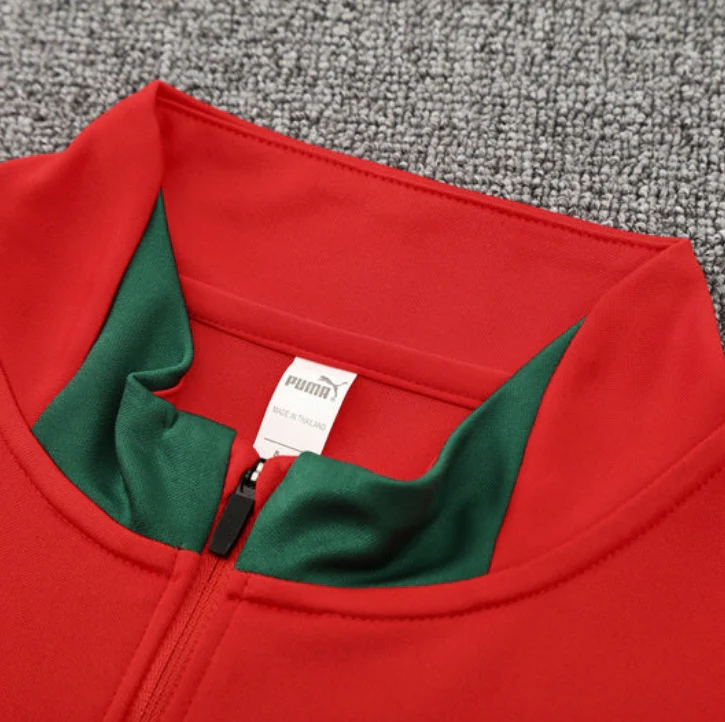 2025/2026 Portugal Red and Black Tracksuit - Image 5