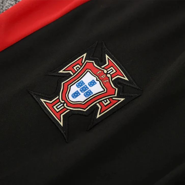 2025/2026 Portugal Red and Black Tracksuit - Image 6