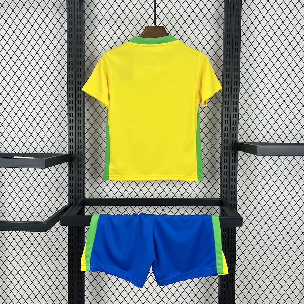 2025 Brazil Home Kit Kids Size - Image 2