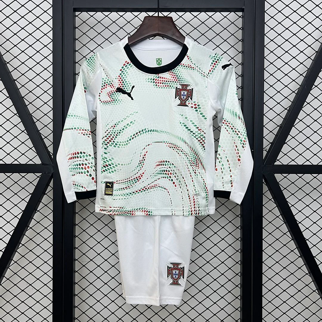 2025 Portugal Away Long Sleeve Kids Size