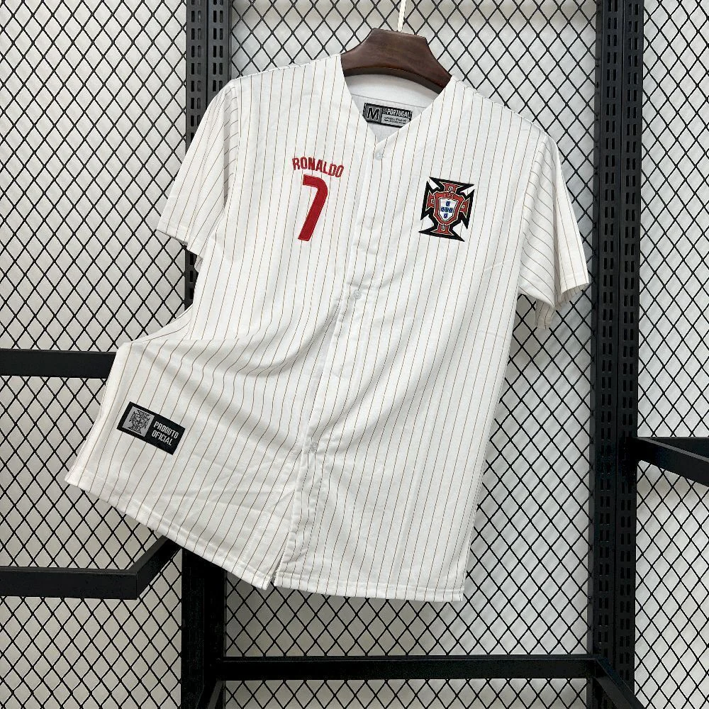 2025 Portugal Baseball Ronaldo 7 Jersey - Image 3