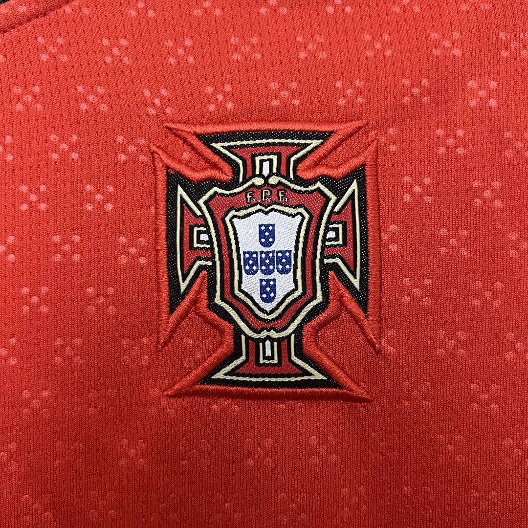 2025 Portugal Home Long Sleeve Kids Size - Image 4