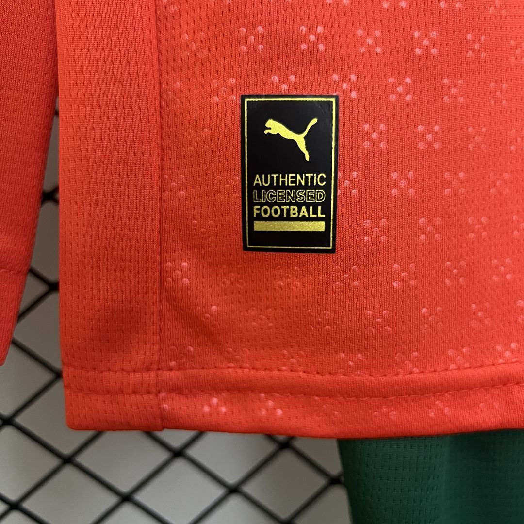 2025 Portugal Home Long Sleeve Kids Size - Image 5