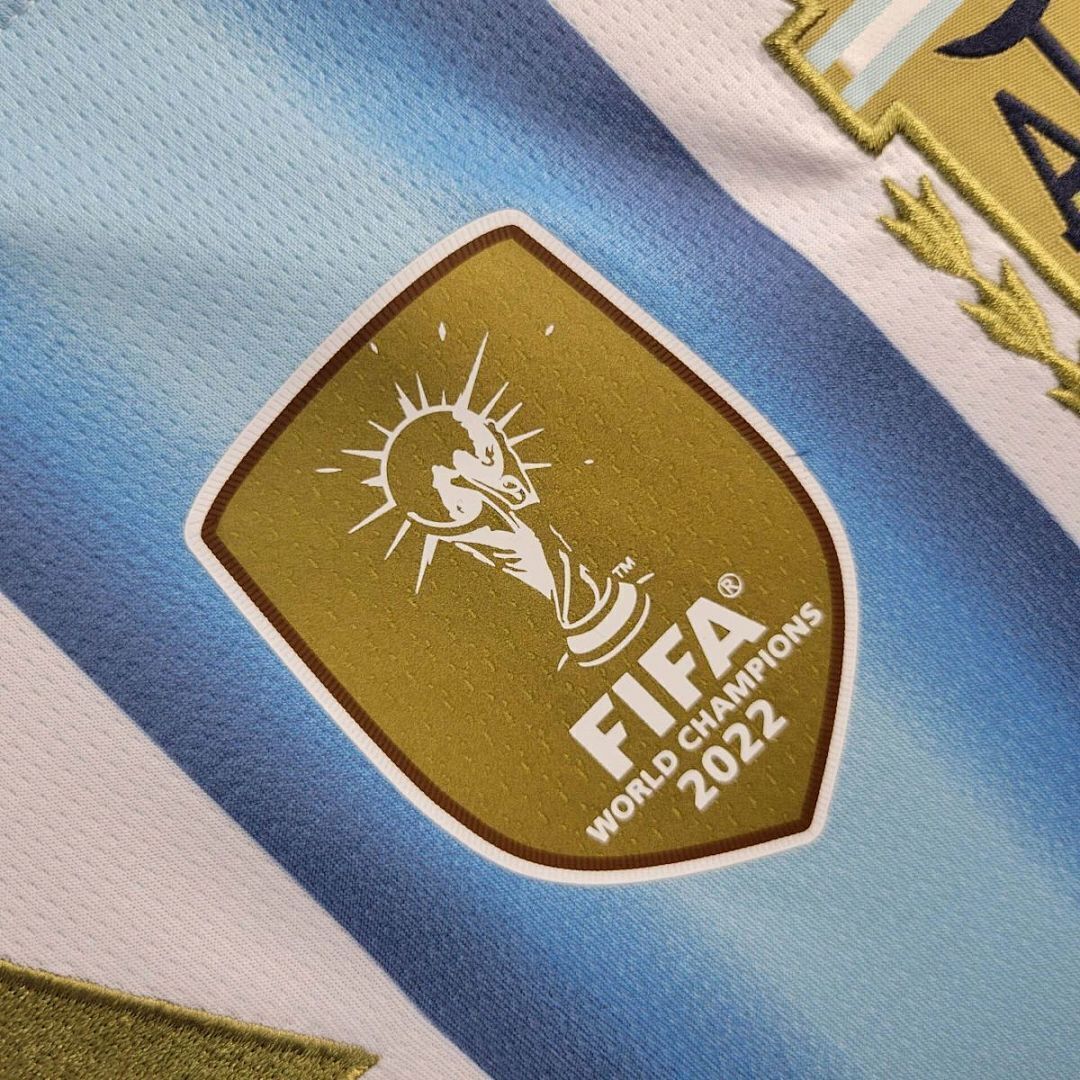 2026 Argentina Home World Cup Kit Long Sleeve Fan Version - Image 4