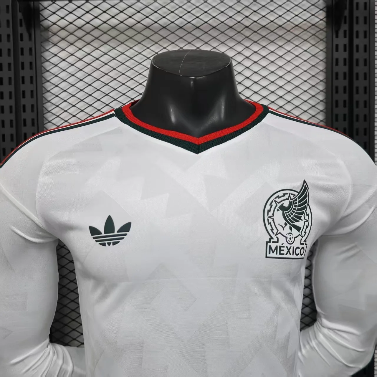 2026 Mexico Away World Cup Kit Long Sleeve Player Version - Image 3