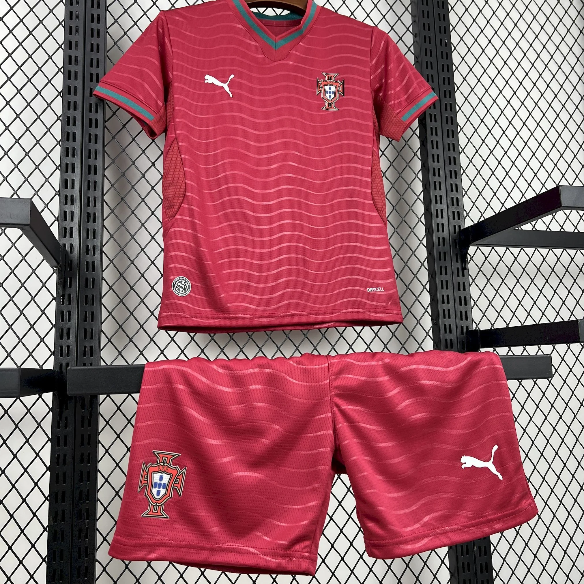 2026 Portugal Home World Cup Kit Kids Size - Image 3