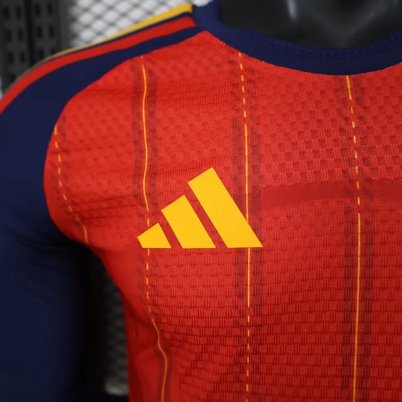 2026 Spain Home World Cup Kit Long Sleeve Player Version - Image 4