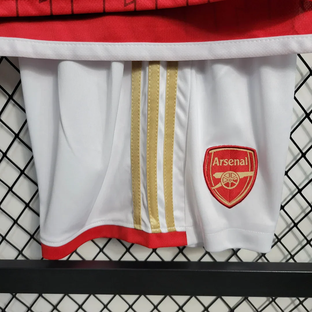 2023/2024 Arsenal Home Kit Kids Size - Image 9