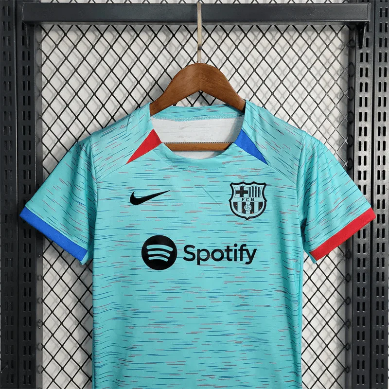 2023/2024 Barcelona Away Kids Size - Image 5