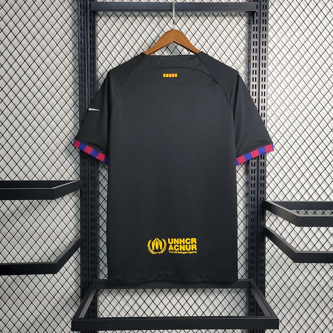 2023/2024 Barcelona Black Training Kit - Image 2