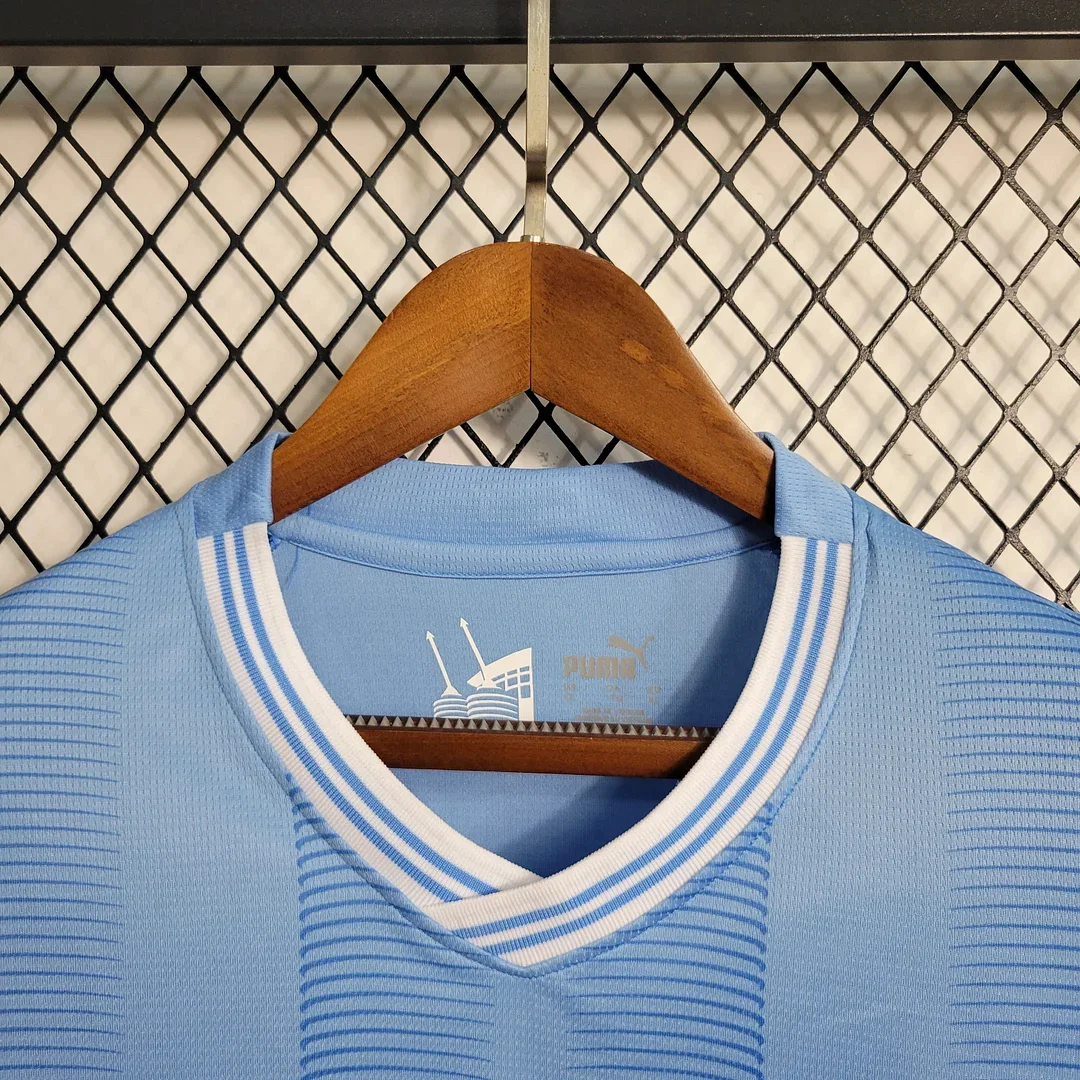 2023/2024 Manchester City Long Sleeve Home Kit - Image 6