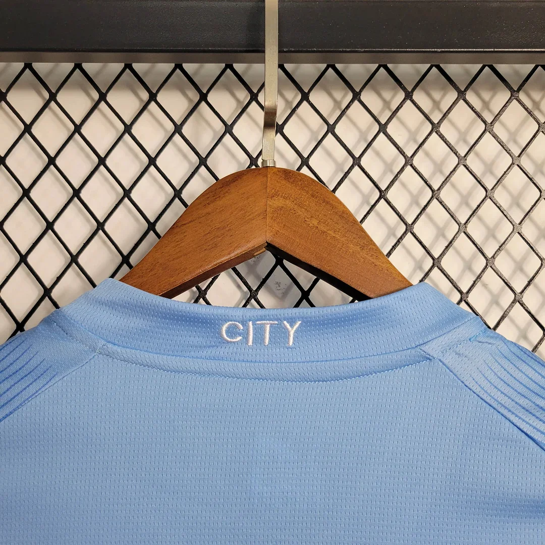 2023/2024 Manchester City Long Sleeve Home Kit - Image 7