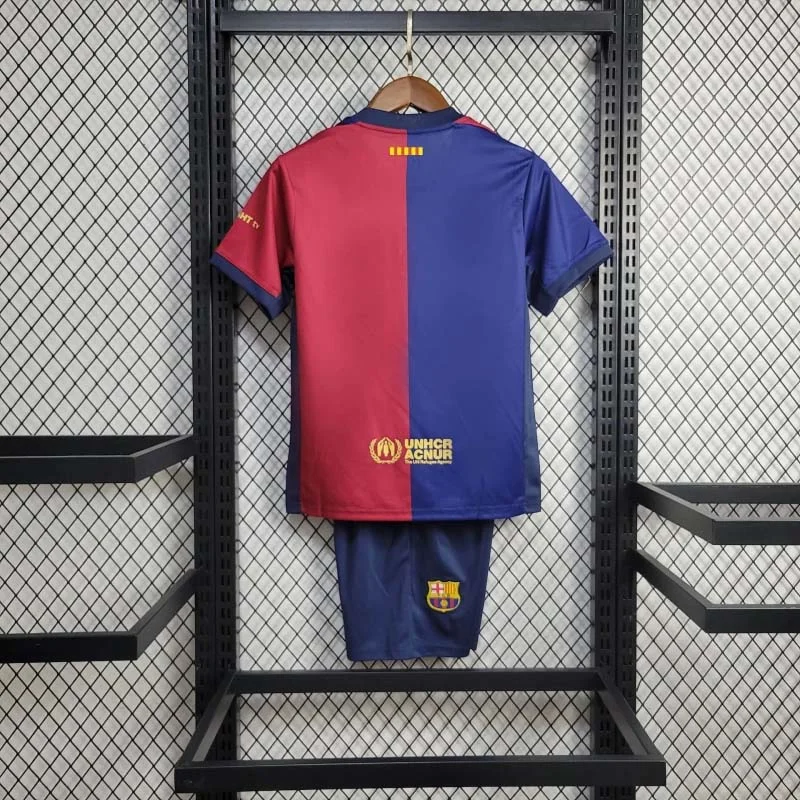 2024/2025 Barcelona Home Kit Kids Size - Image 2
