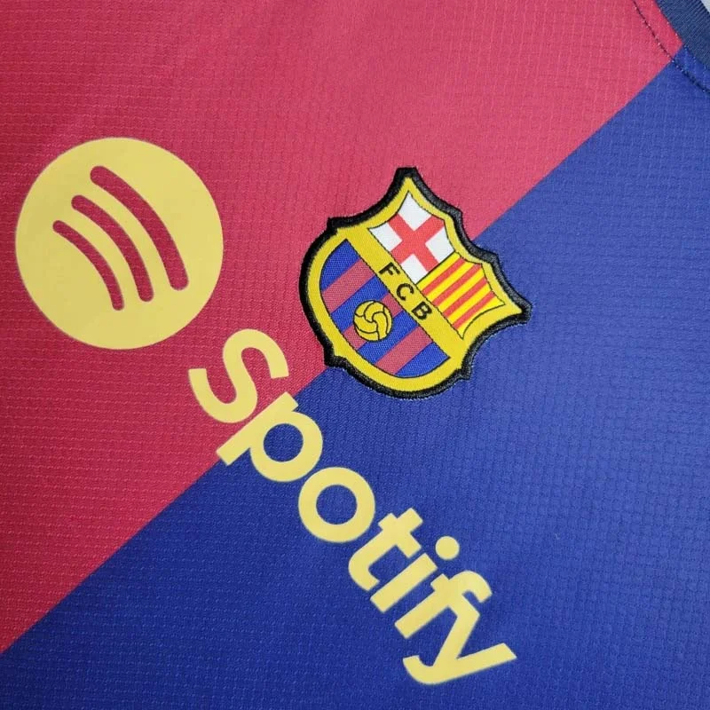 2024/2025 Barcelona Home Kit Kids Size - Image 4