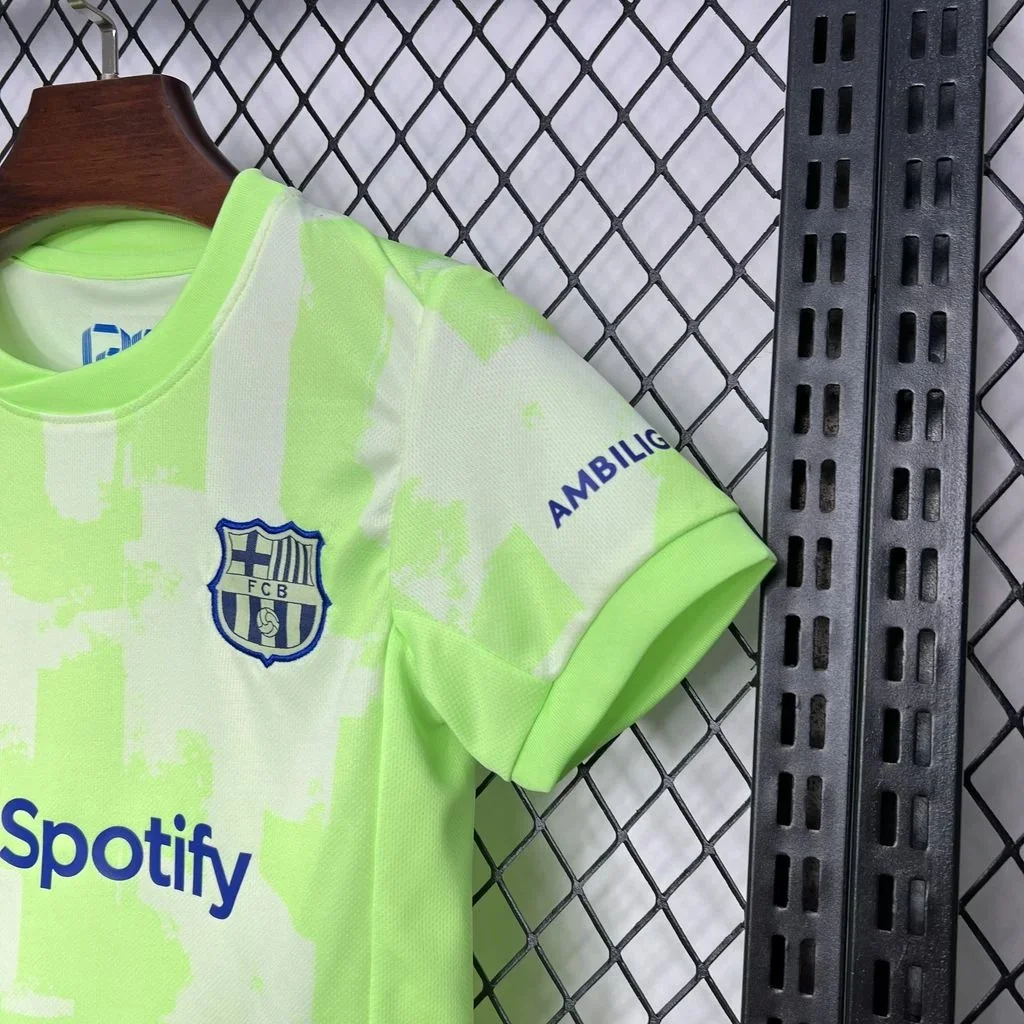 2024/2025 Barcelona Third Away Kit Kids Size - Image 4