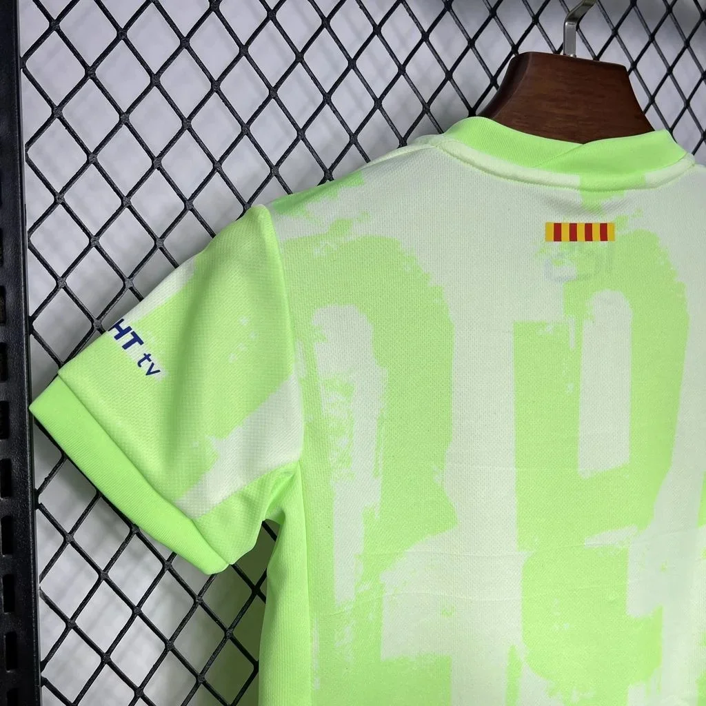 2024/2025 Barcelona Third Away Kit Kids Size - Image 6