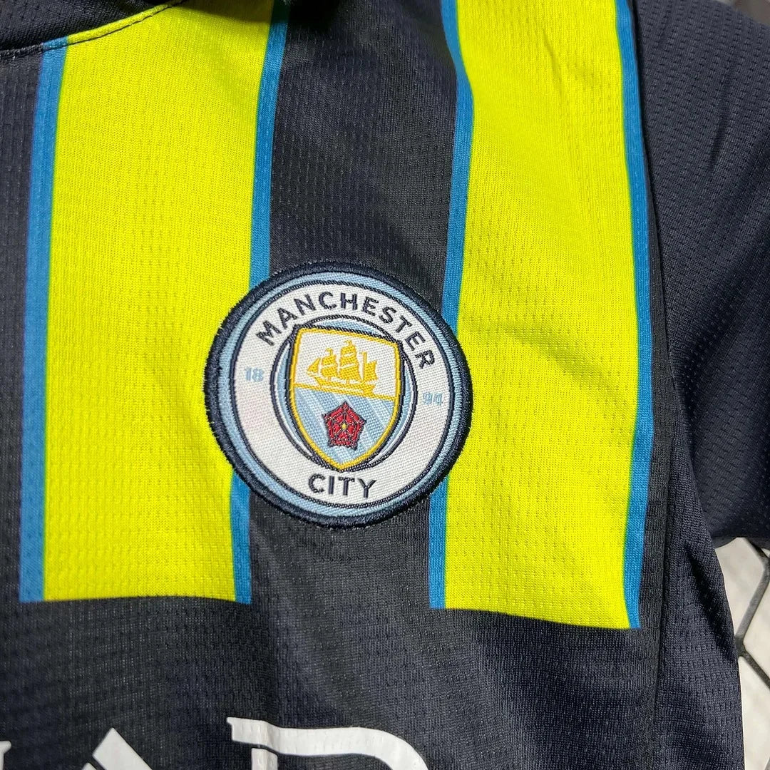 2024/2025 Manchester City Away Jersey Kids Size - Image 4