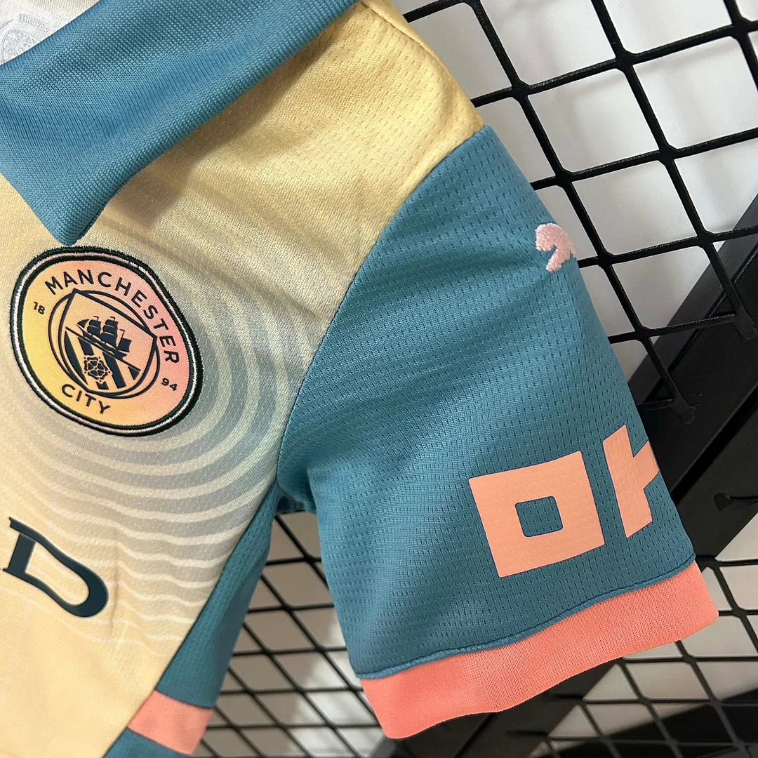 2024/2025 Manchester City Fourth Away Kids Size - Image 6