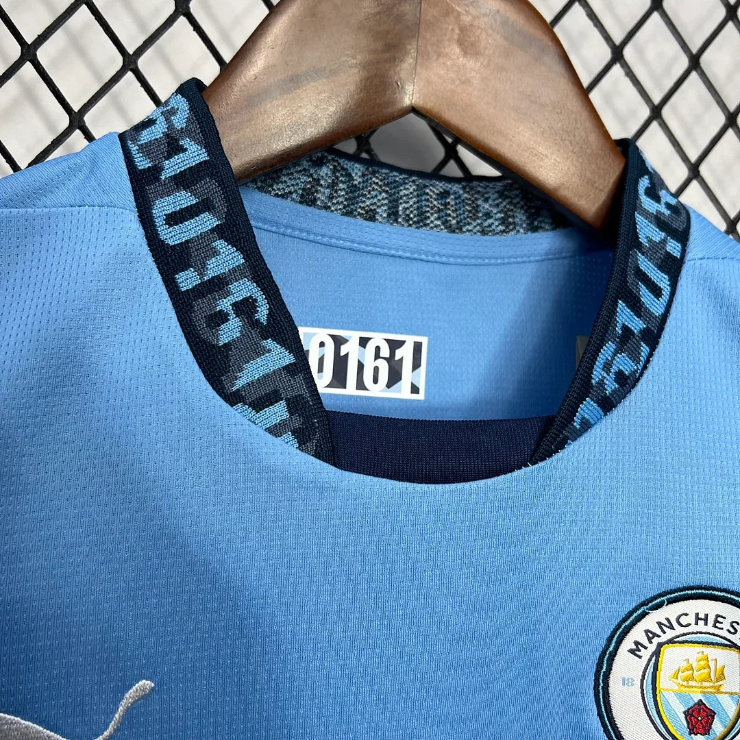 2024/2025 Manchester City Home Kit Kids Size - Image 5