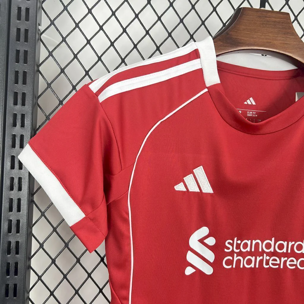 2025/2026 Liverpool Home Kit Kids Size - Image 4