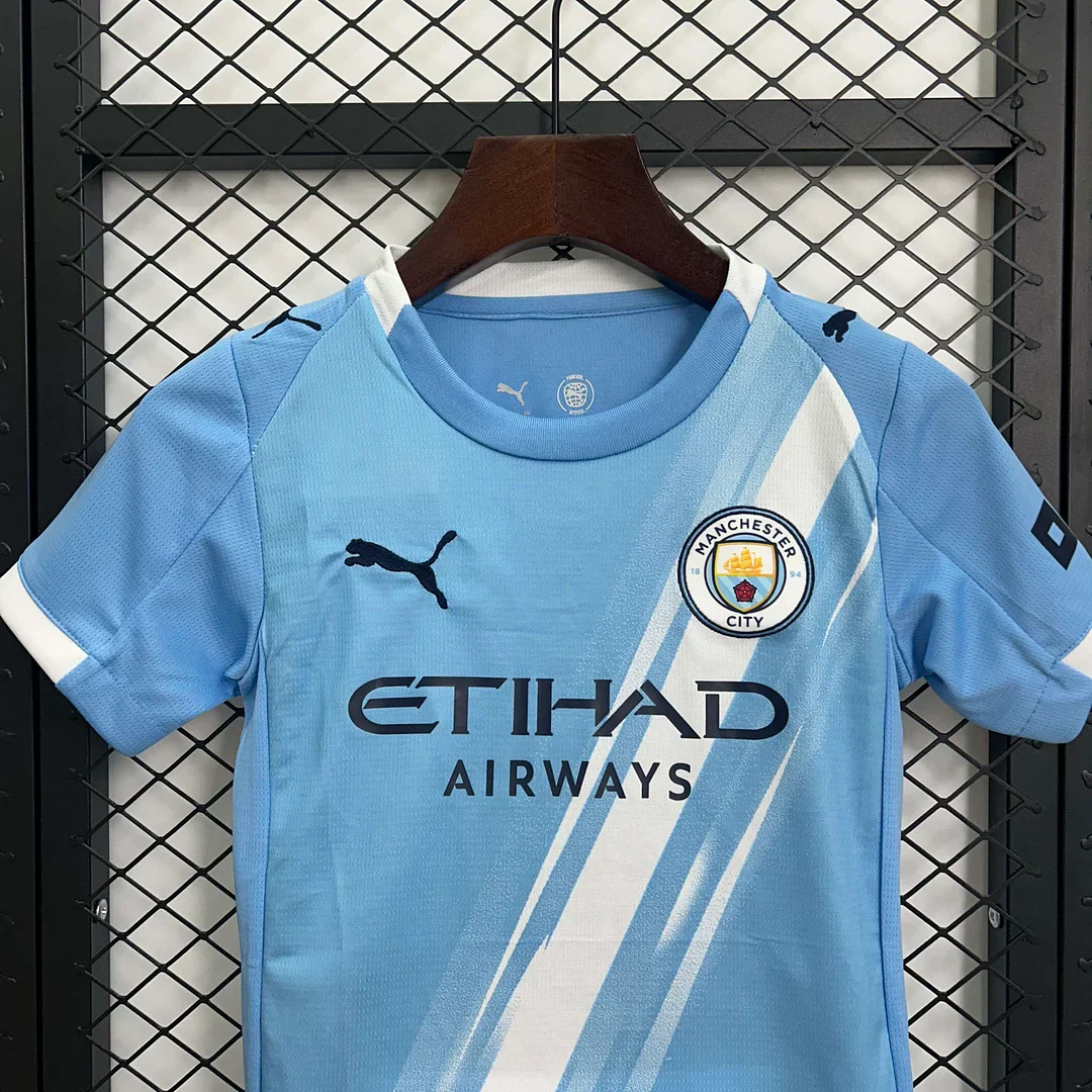 2025/2026 Manchester City Home Kids Size - Image 3