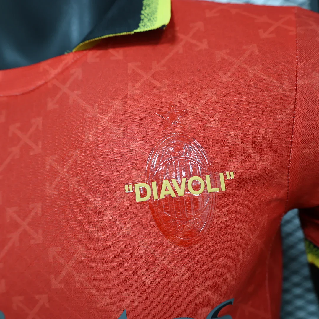 2024/2025 AC Milan X Off White Limited Jersey - Image 5