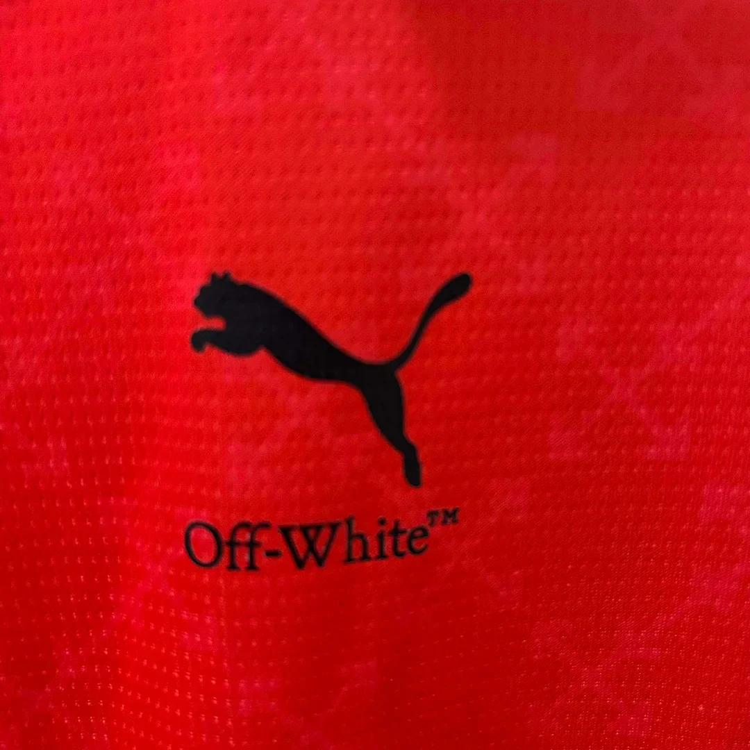 2024/2025 AC Milan X Off White Limited Jersey Kids Size - Image 6