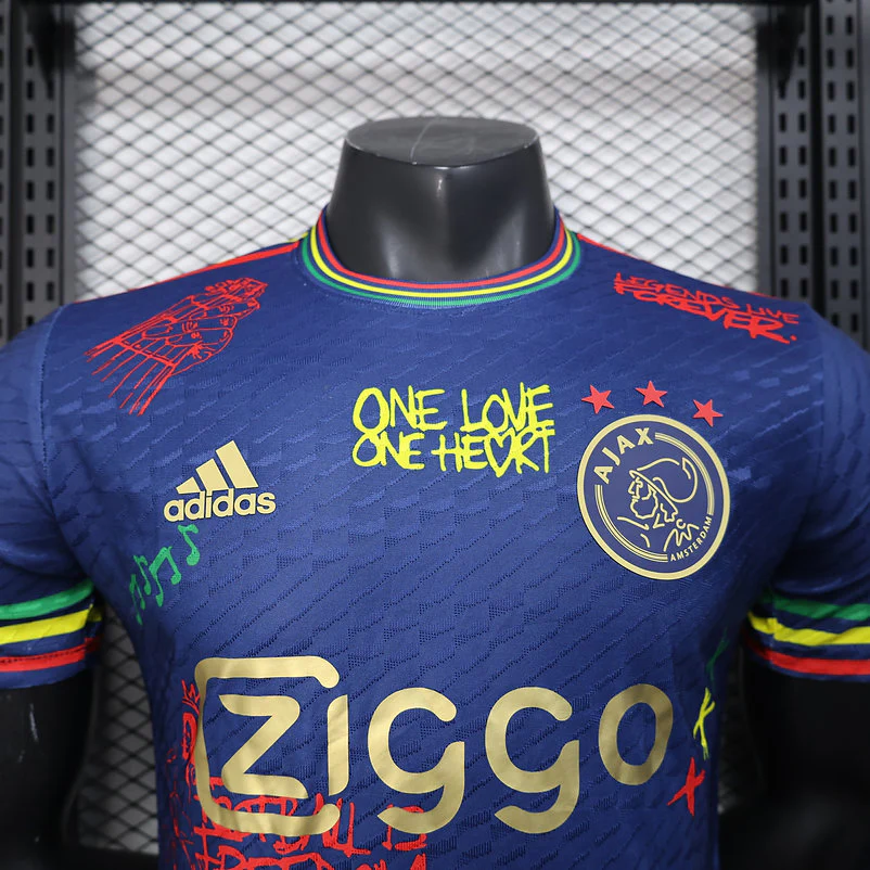 Ajax "Bob Marley" Blue Limited Jersey - Image 3