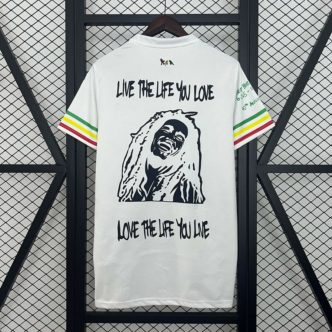 Ajax "Bob Marley" White Limited Jersey - Image 2