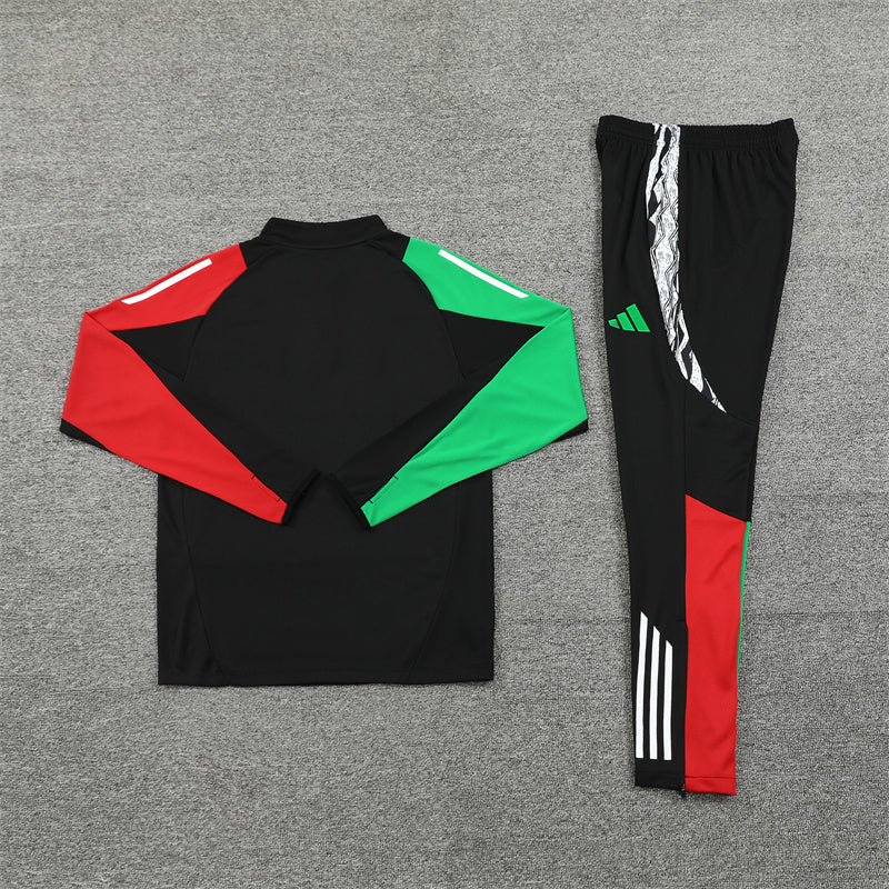 Arsenal Black Tracksuit - Image 2