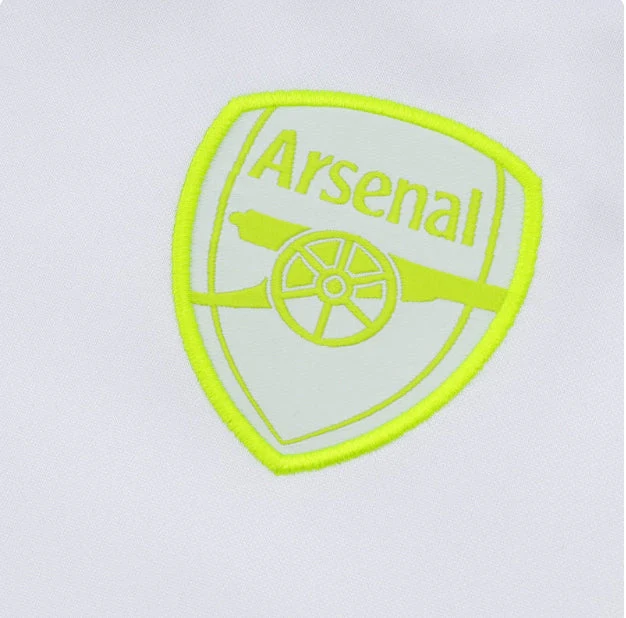 Arsenal FC Black and White x Lime Green Tracksuit - Image 2
