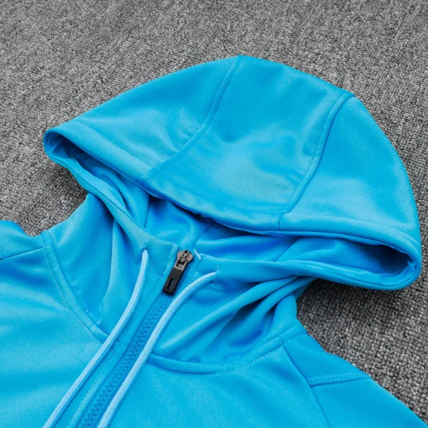 Arsenal FC Light Blue and Black Tracksuit - Image 4