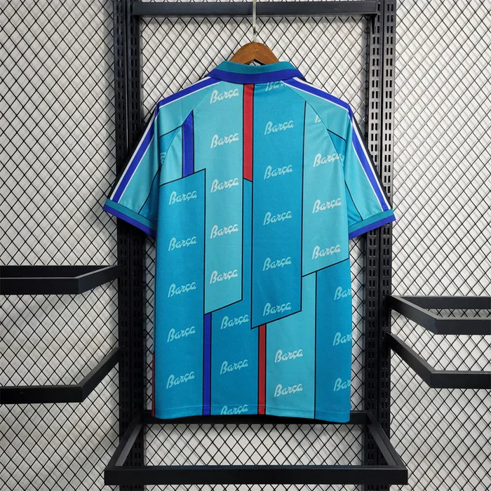 1995-1997 Retro Barcelona Away Jersey - Image 2