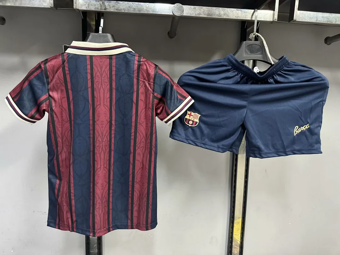 Barcelona 2025/2026 125th Anniversary Limited Jersey Kids Size - Image 2