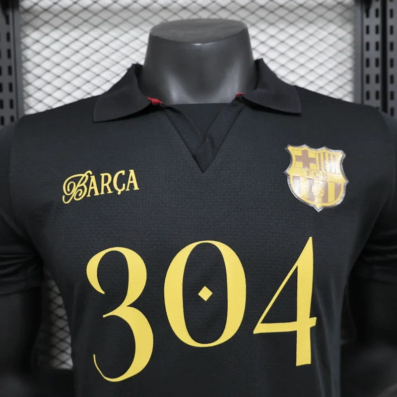 Barcelona Lamine Yamal Black Limited Jersey - Image 3