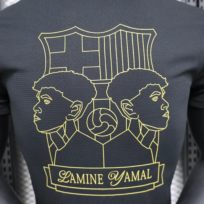 Barcelona Lamine Yamal Black Limited Jersey - Image 6