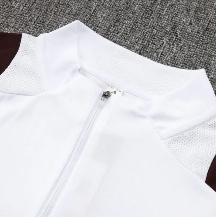 Bayern Munchen Brown and White Tracksuit - Image 4