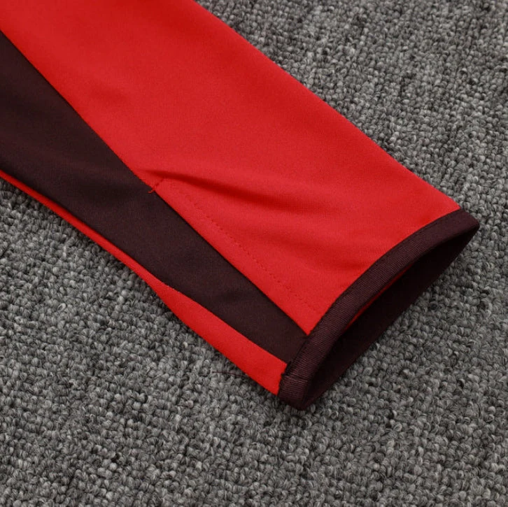 Bayern Munchen Brown and White Tracksuit - Image 6