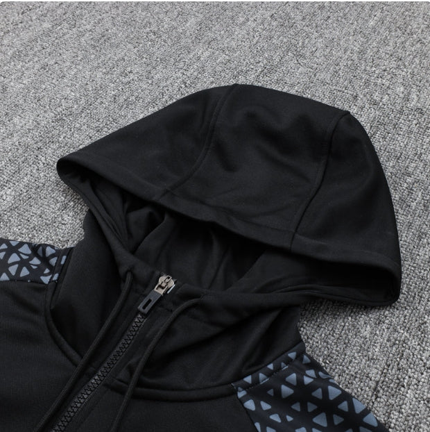 Borussia Dortmund Black Tracksuit - Image 4