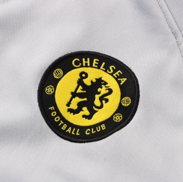 Chelsea FC Grey and Black Tracksuit - Image 2