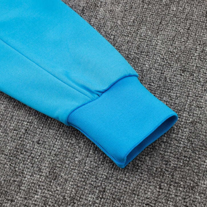 Chelsea FC Light Blue and Dark Blue Tracksuit - Image 6
