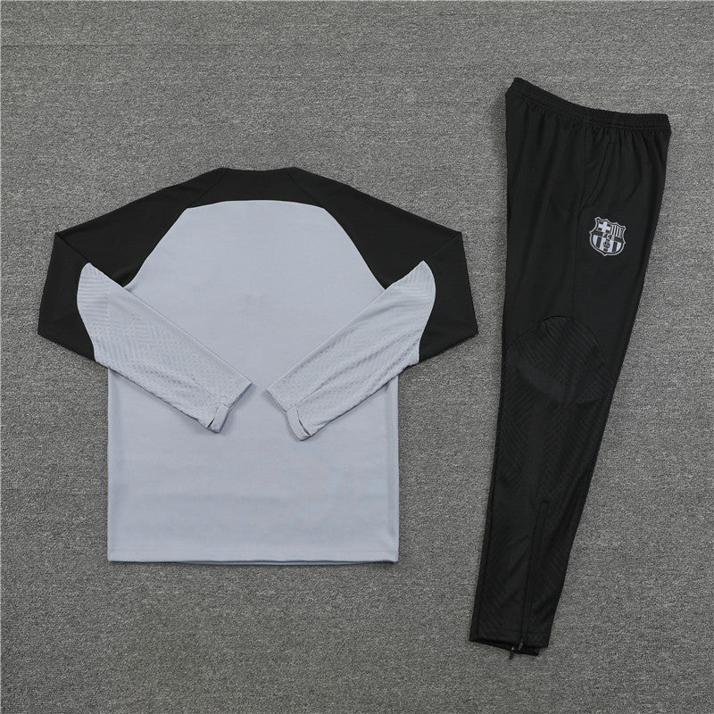Barcelona Black and Grey Tracksuit - Image 2