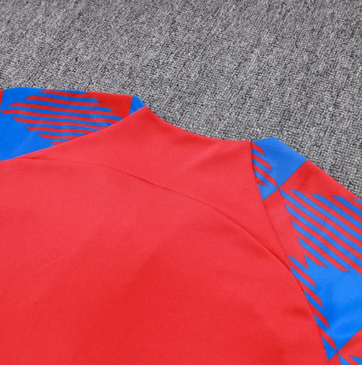 Barcelona Dark Blue and Red Tracksuit - Image 6