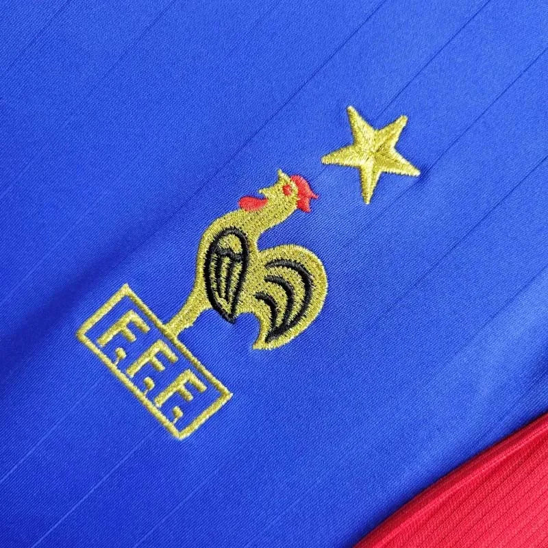 2006 Retro France Home Jersey - Image 3