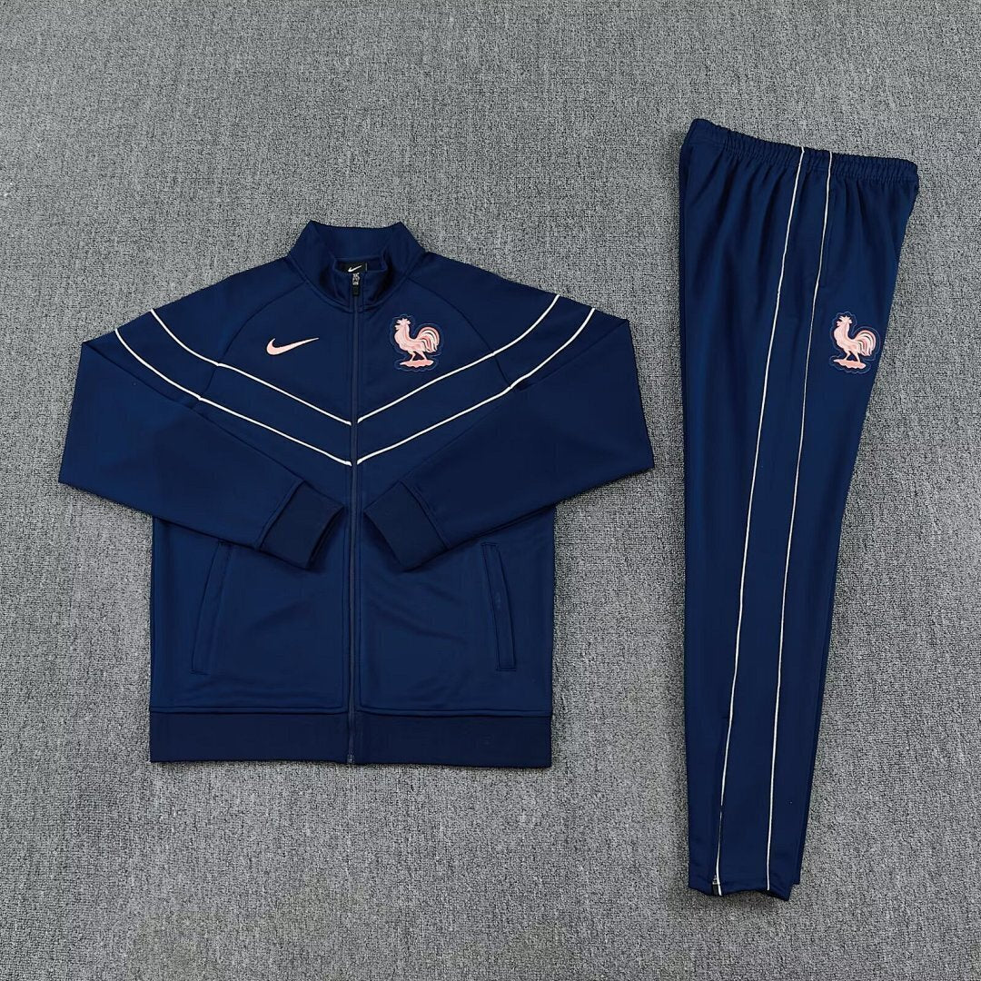 France Navy Blue Tracksuit - Image 3