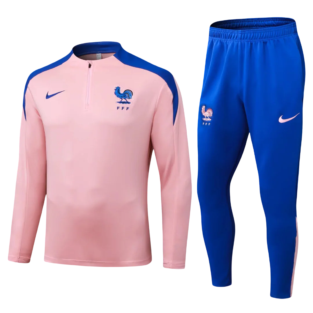 France Pink and Blue Tracksuit
