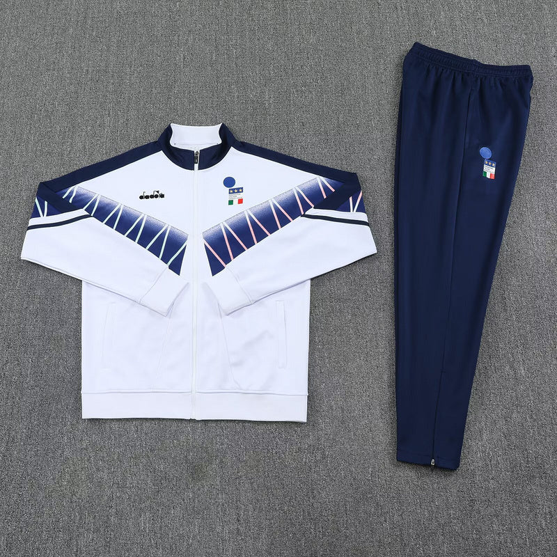 Italy White Tracksuit - Image 3
